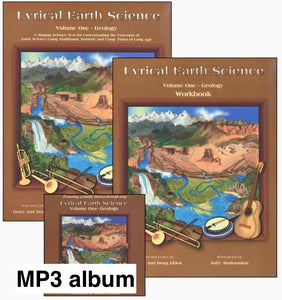 Lyrical Earth Science: Geology Set - Print books with MP3 album download